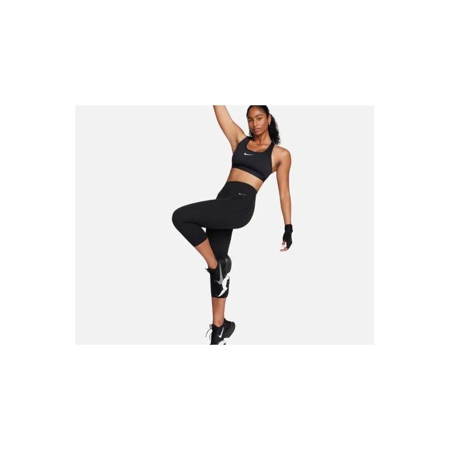 Спортивные леггинсы с высокой посадкой Nike Universa Medium-Support High-Waisted Cropped, Черный — фото 3