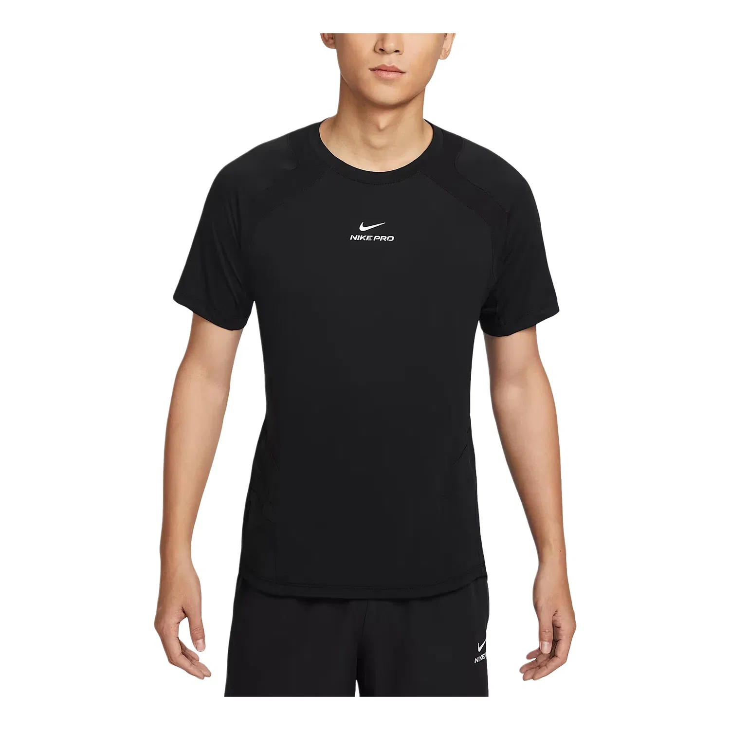 Мужская футболка для тренировок Pro Training Dri-FIT ADV T-Shirt 'Black' Nike, черный
