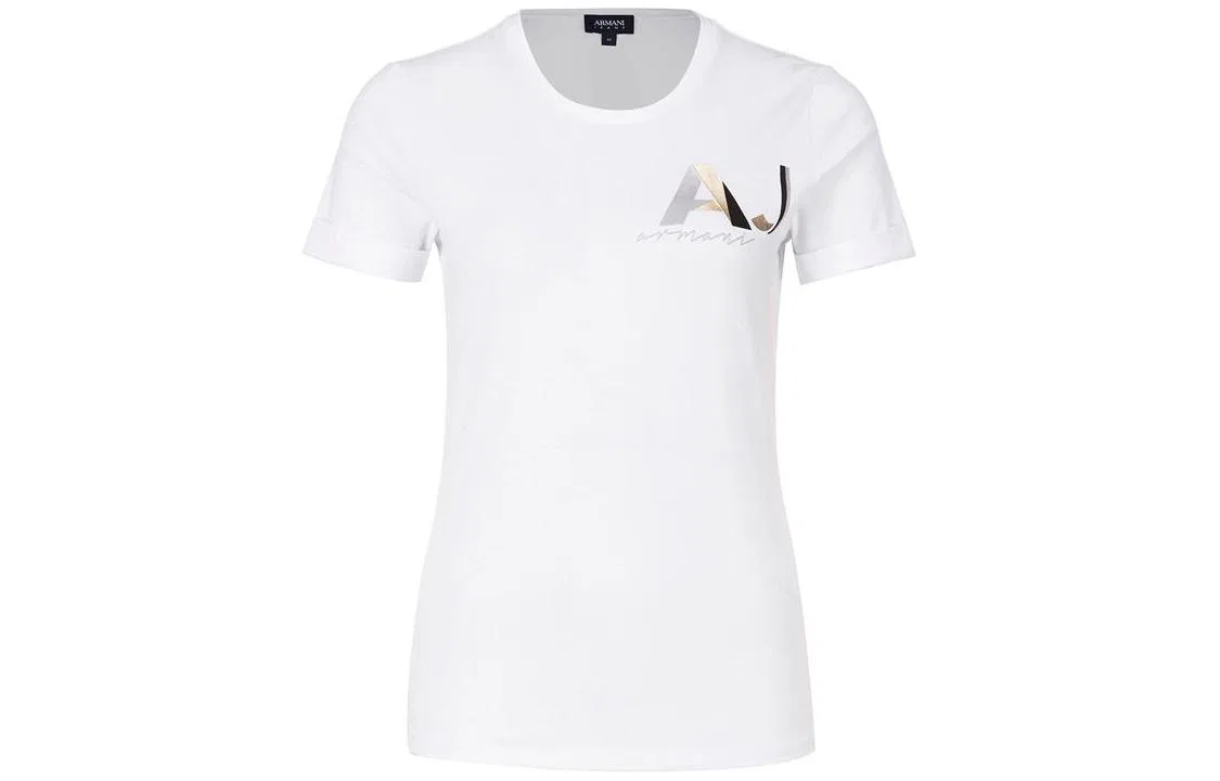 Женская футболка с коротким рукавом EMPORIO ARMANI, White
