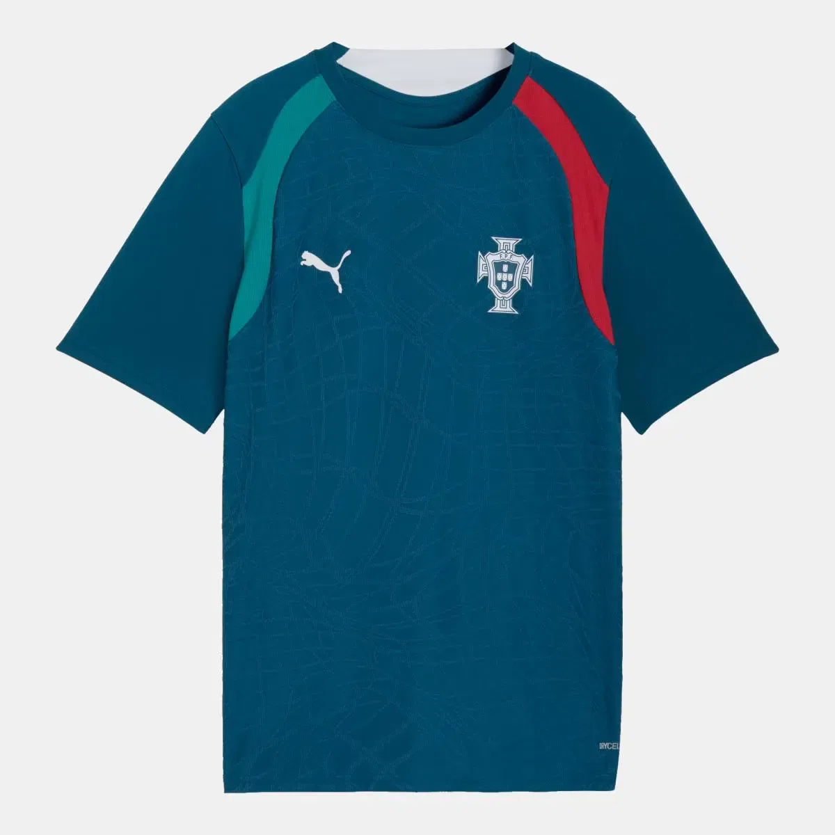 Детская футболка для мальчиков тренировочная FPF Training Jr Puma, Verde