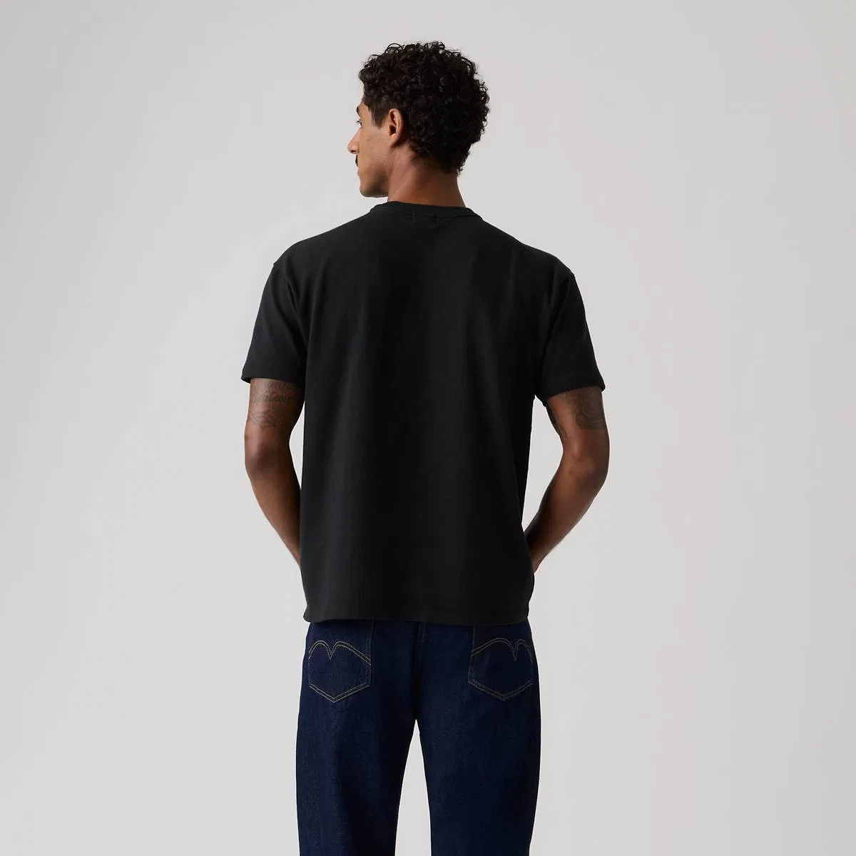 Повседневная футболка 1960-х годов Levi's, Jet Black - Black — фото 4