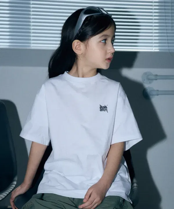 Футболка Kids tag tee, белый, Brownbreath Kids