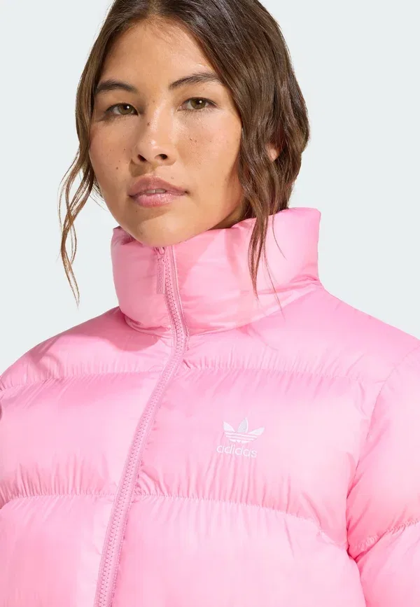 Пуховая куртка Adidas Originals, розовый — фото 3