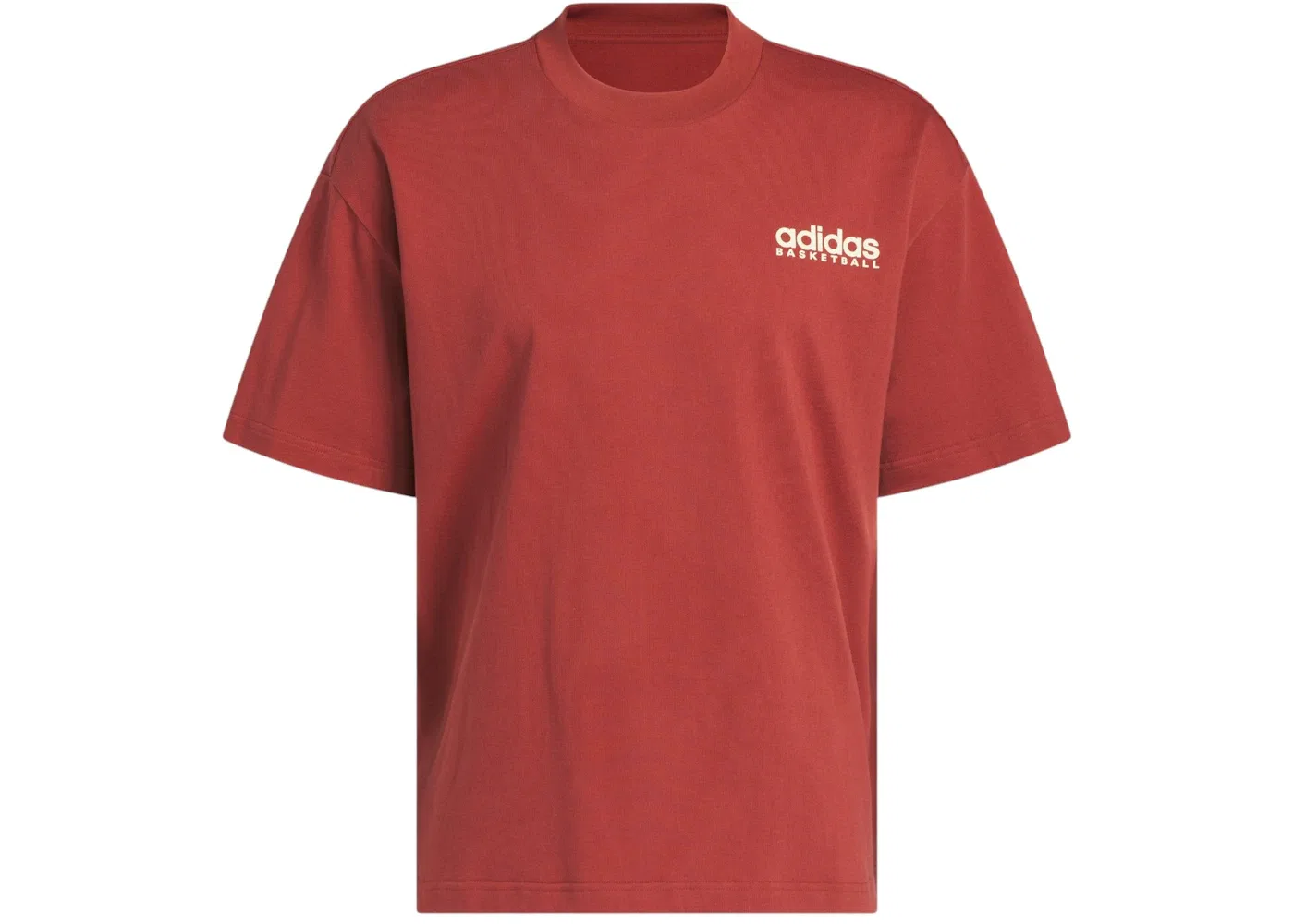 Мужская футболка с графическим принтом Design Studio Players Graphic Tee Adidas, цвет Preloved Ruby Warm Vanilla