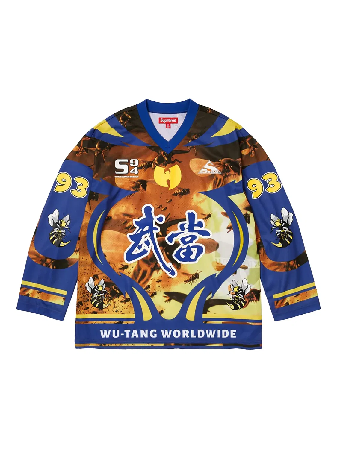 Футболка с длинным рукавом Wu-Tang Clan Supreme, синий