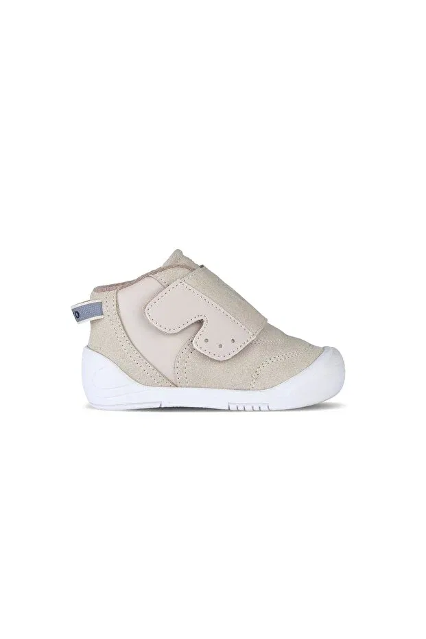 Детские ботинки для девочек с липучкой Vicco, Beige