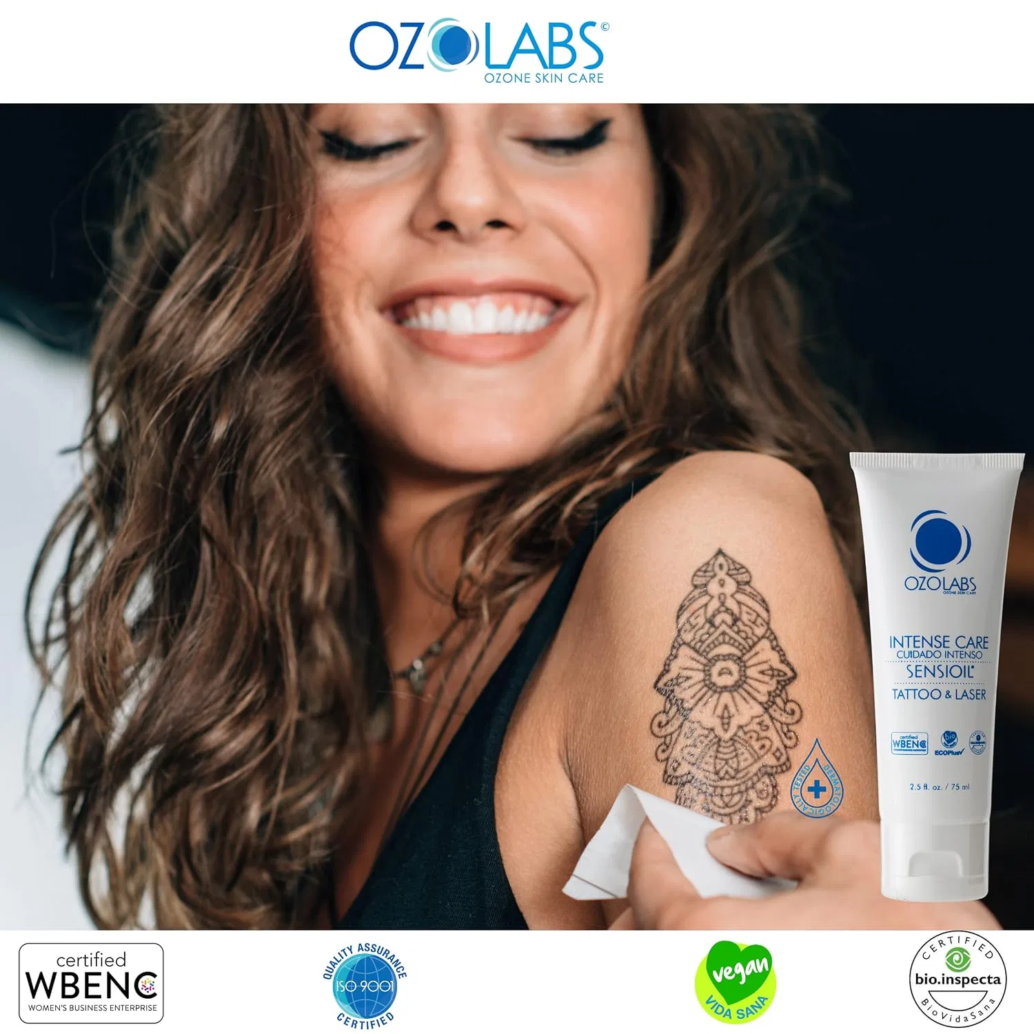 Крем для тела с озонированным маслом, OZOLABS OZONE SKIN CARE, 75 мл — фото 3