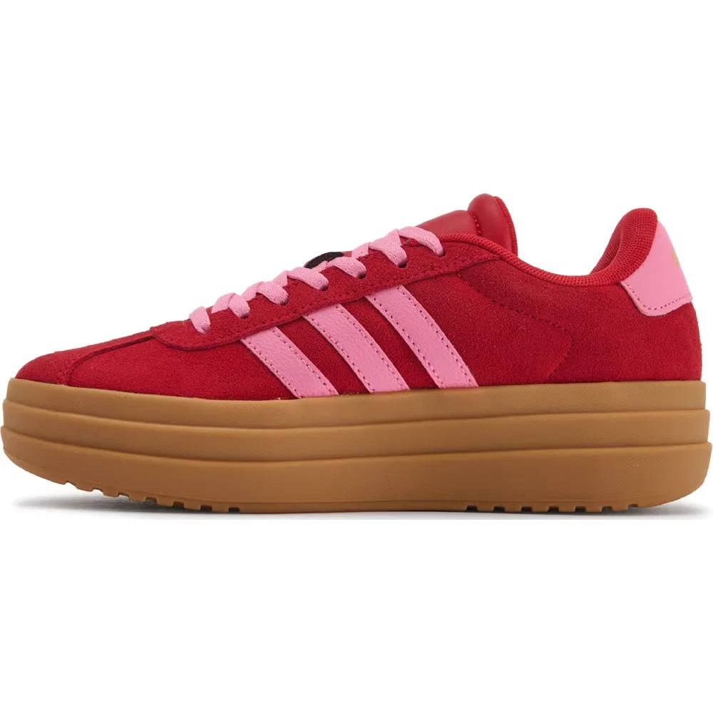 Детские кроссовки VL Court Bold Adidas, Red/Pink — фото 3