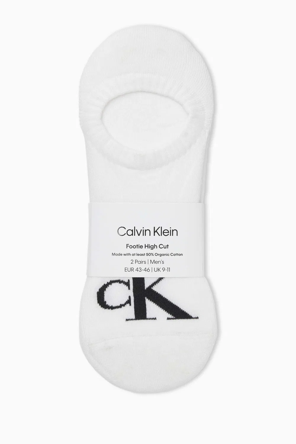 Носки-следки хлопковые комплект из 2 пар Calvin Klein