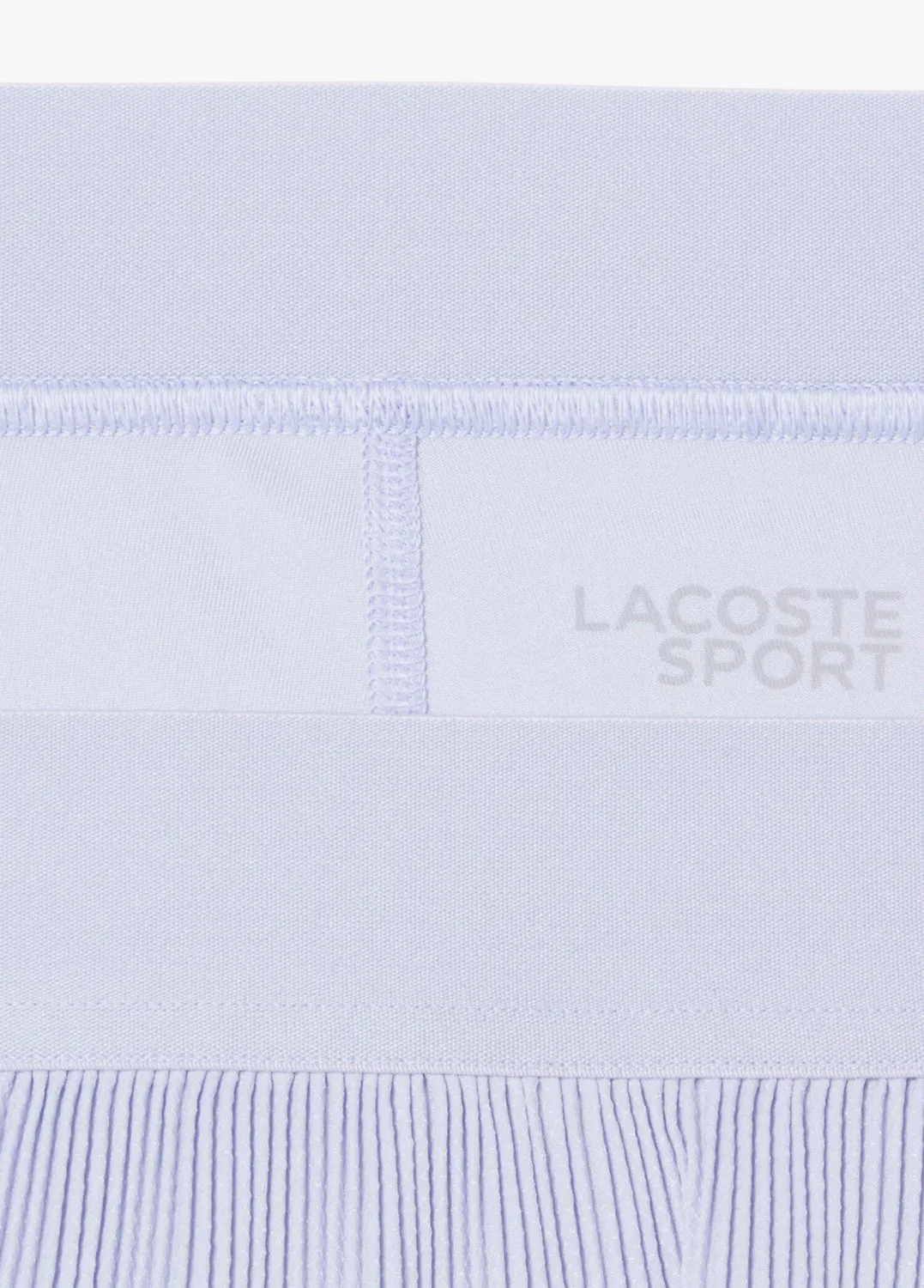 Юбка мини Lacoste, плиссированная, теннисная, синяя — фото 4