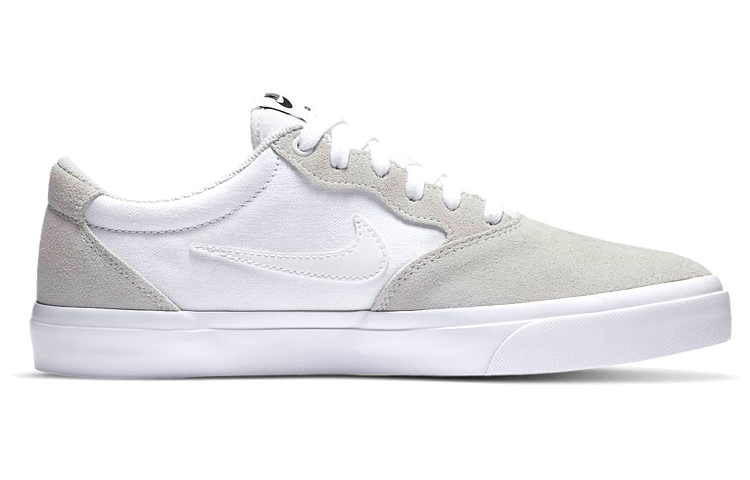 Кроссовки Nike Chron Solarsoft Sb, светло-серый/белый — фото 2