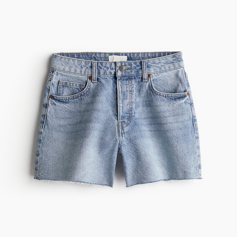 

Шорты H&M Denim, светло-синий