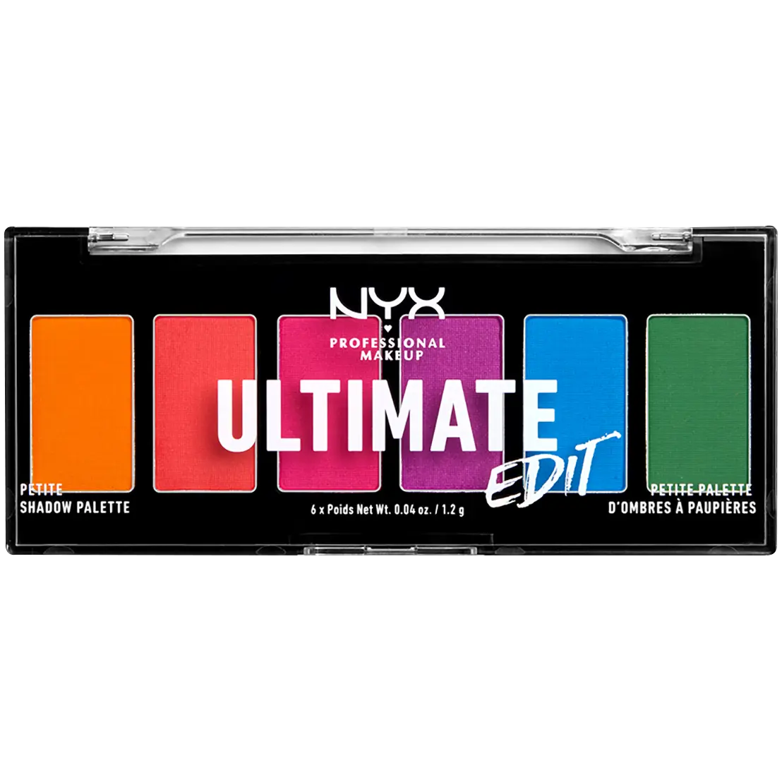 

NYX Professional Makeup Ultimate яркая палетка теней для век, 7,2 г