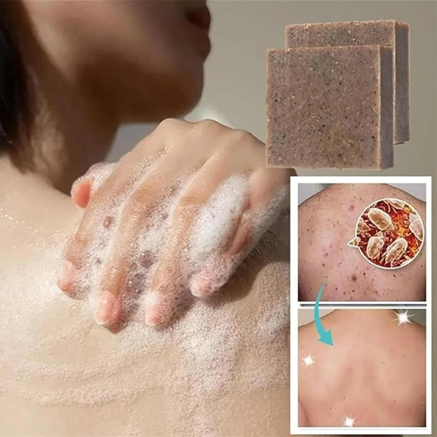 Мыло ручной работы, Copper Clay Soap, набор из 3 штук, 72 г Generisch — фото 4
