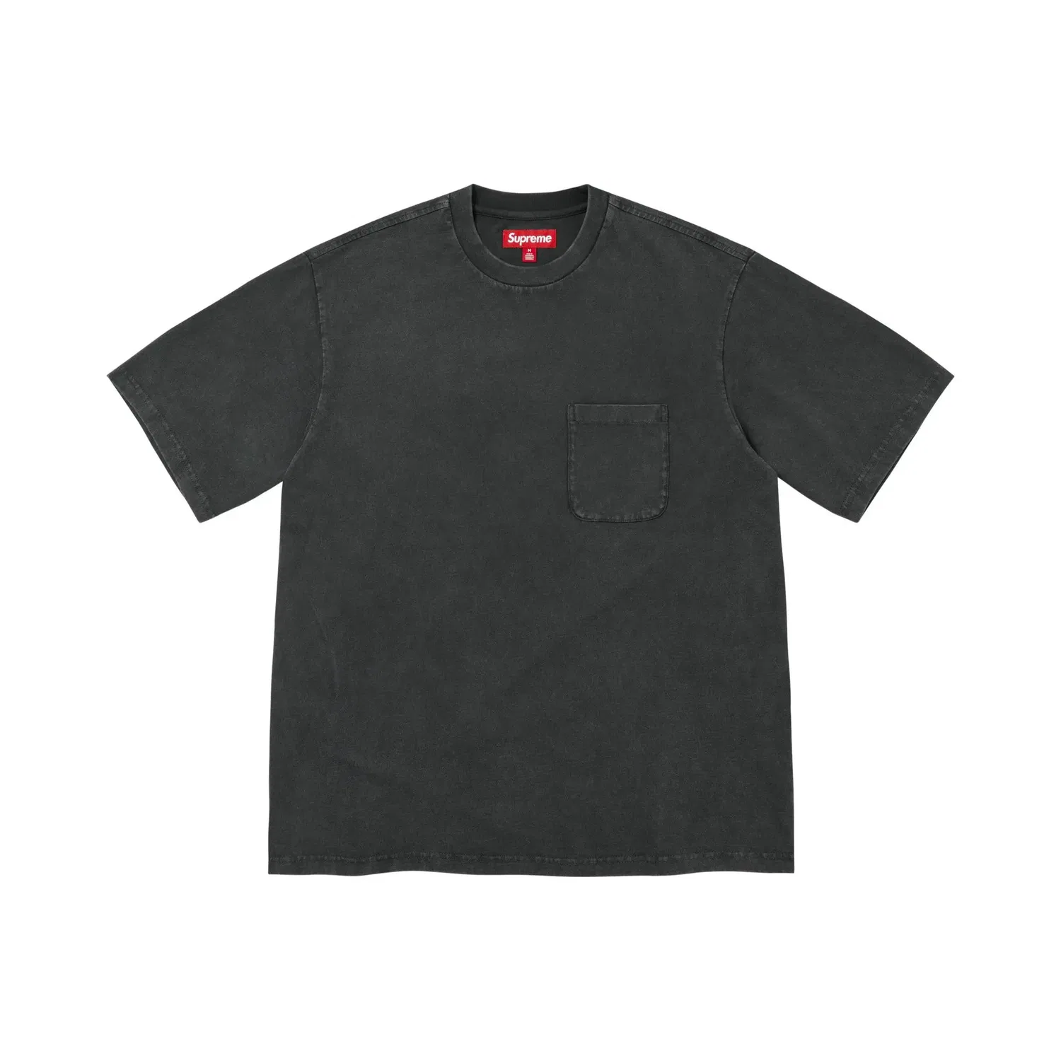 Топ с коротким рукавом с принтом Cracked Pocket Supreme, Black