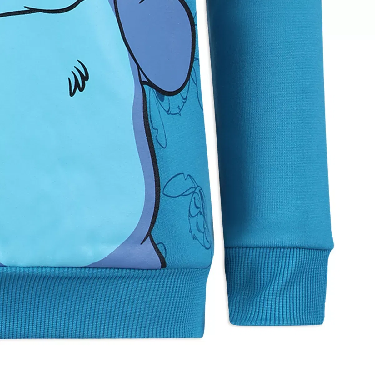 Детский худи с принтом Stitch Lilo & Stitch, Blue — фото 2