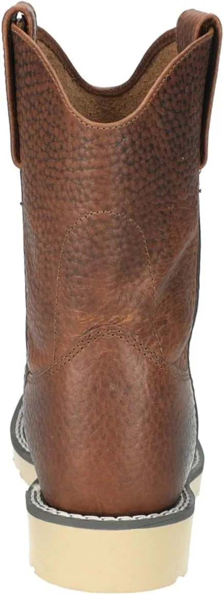 Детские ботинки для мальчиков с квадратным носком Smoky Mountain Childs Branson SqToe Boot, Brown — фото 3
