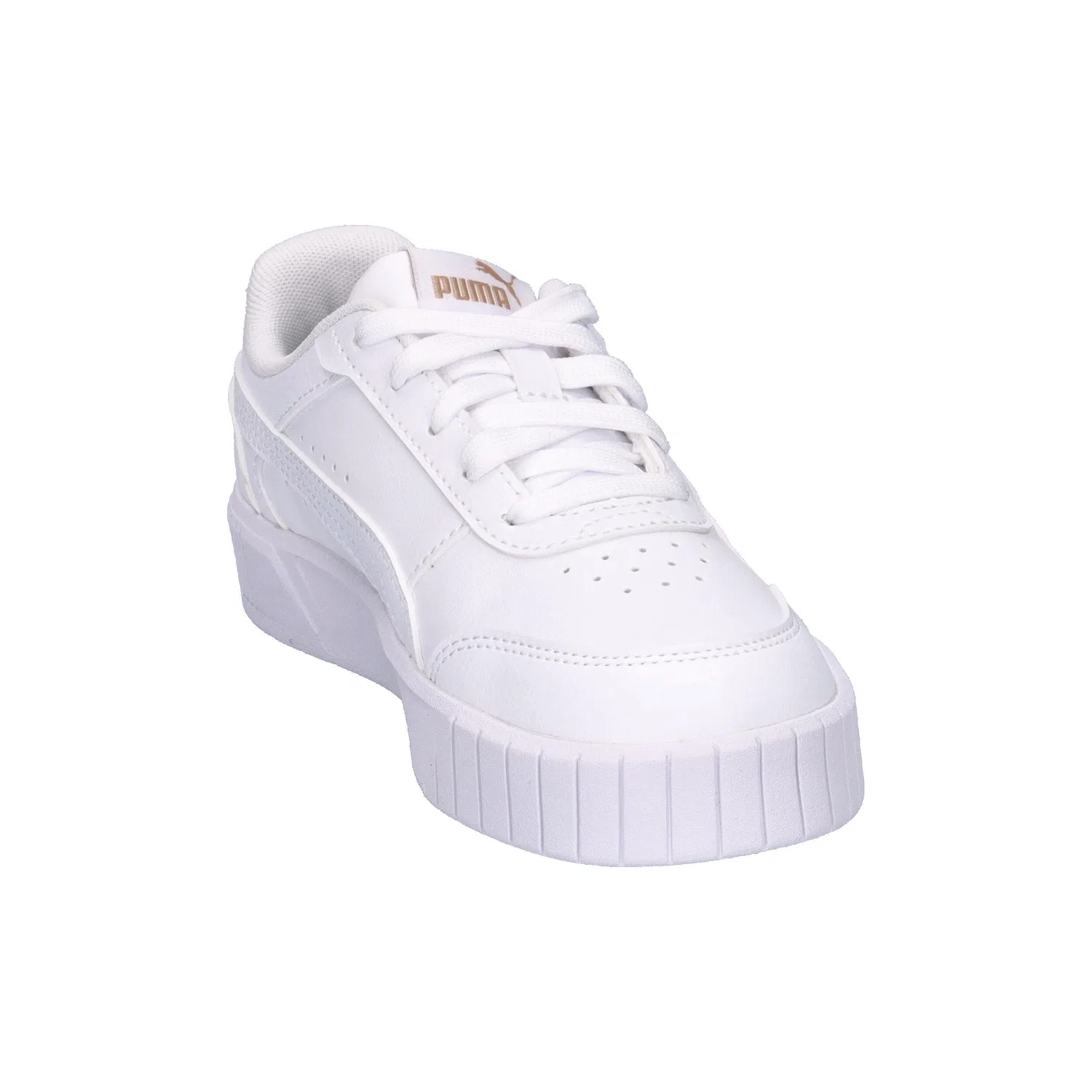 Детские кроссовки для девочек с теннисным дизайном Carina Mia Puma, Weiss — фото 2