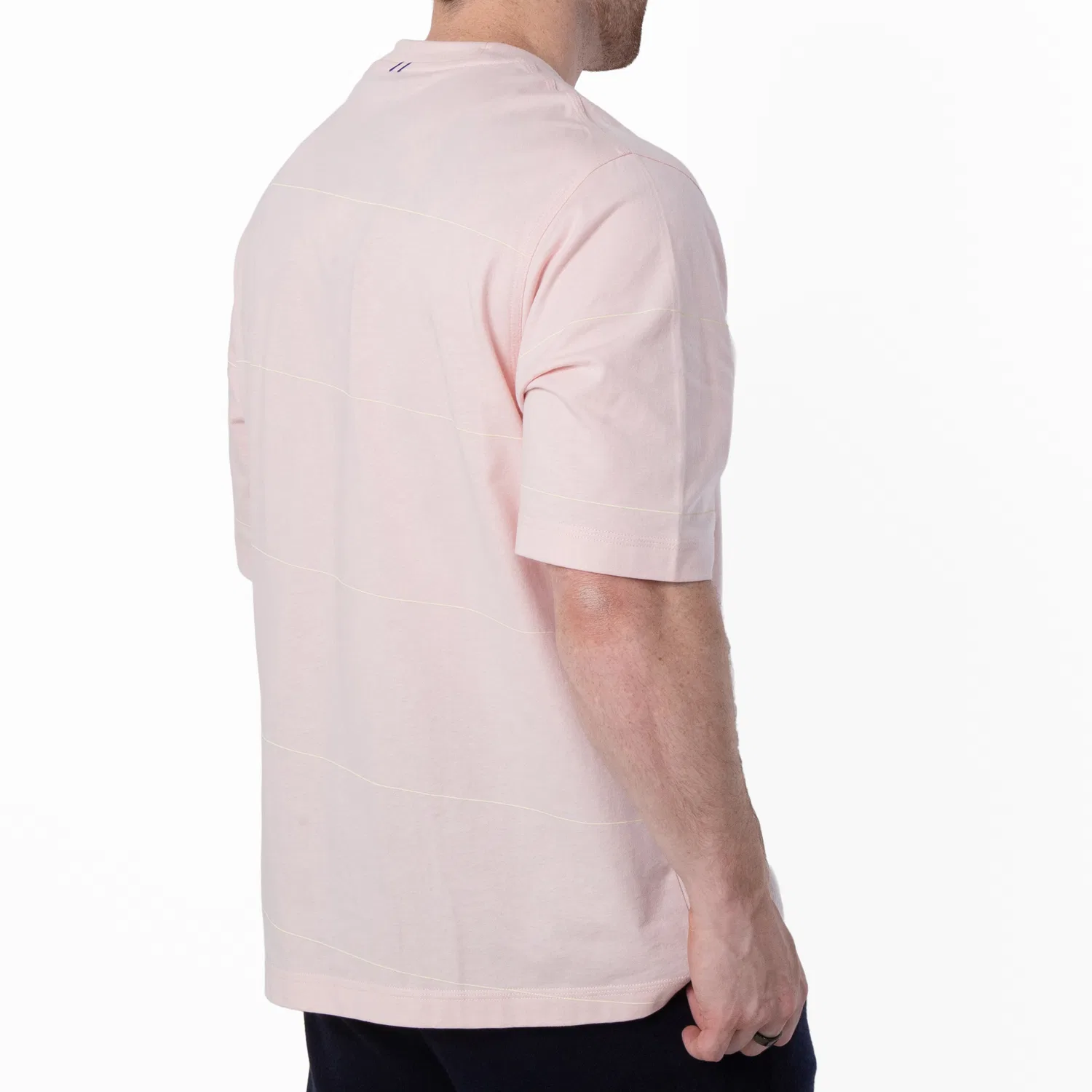 Футболка с коротким рукавом и полосатым принтом Men's Cameo EKD Logo Embroidered Striped T-Shirt Burberry, Cameo — фото 3