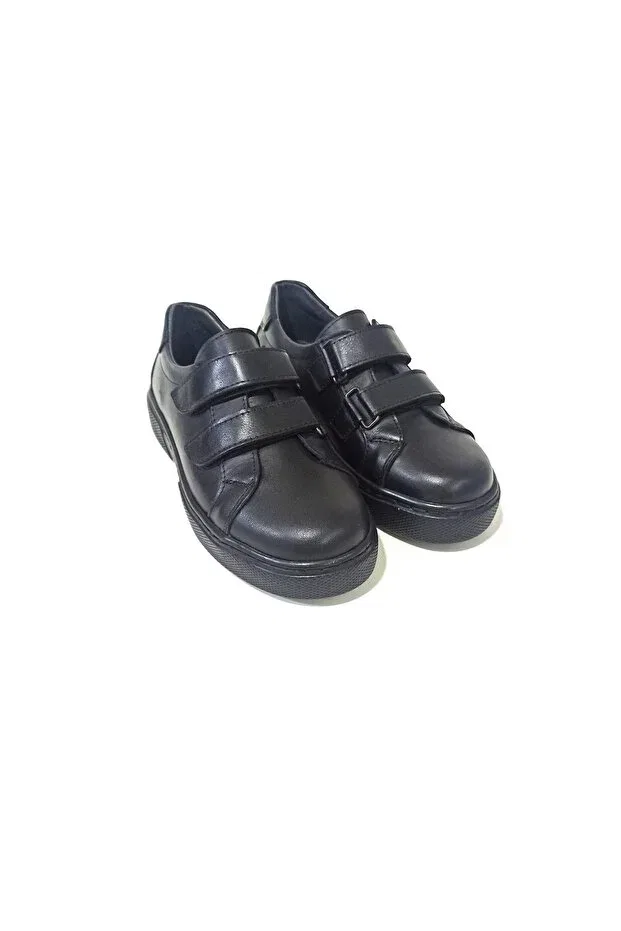 Детские туфли для мальчиков классические с ортопедической стелькой Winter Shoes, Black — фото 2