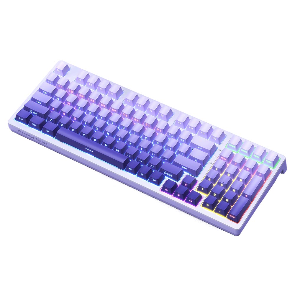 

Механическая клавиатура Lenovo Aurora GK10, Brown Switch, Star Purple, английская раскладка