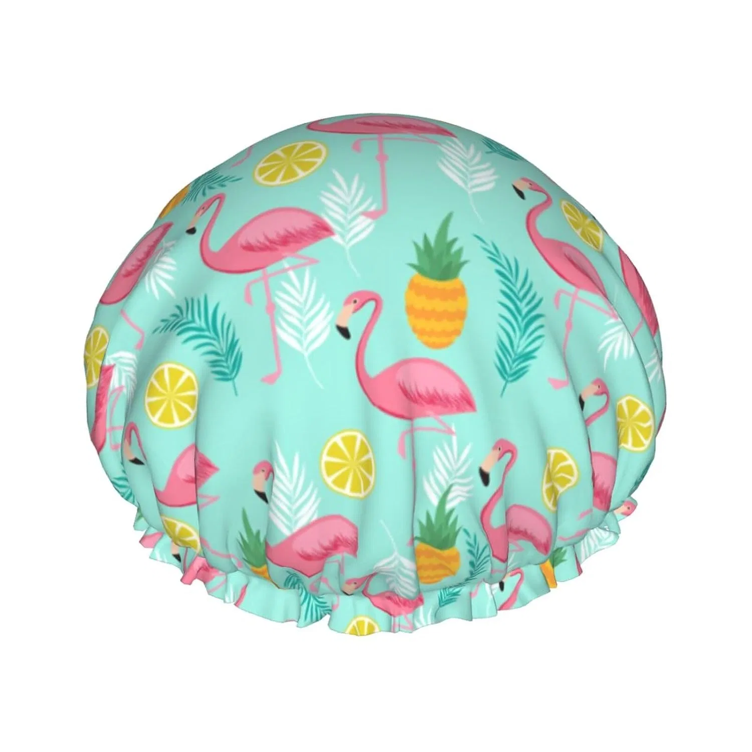 Шапочка для душа с принтом фламинго, JBYJBX, Flamingo1