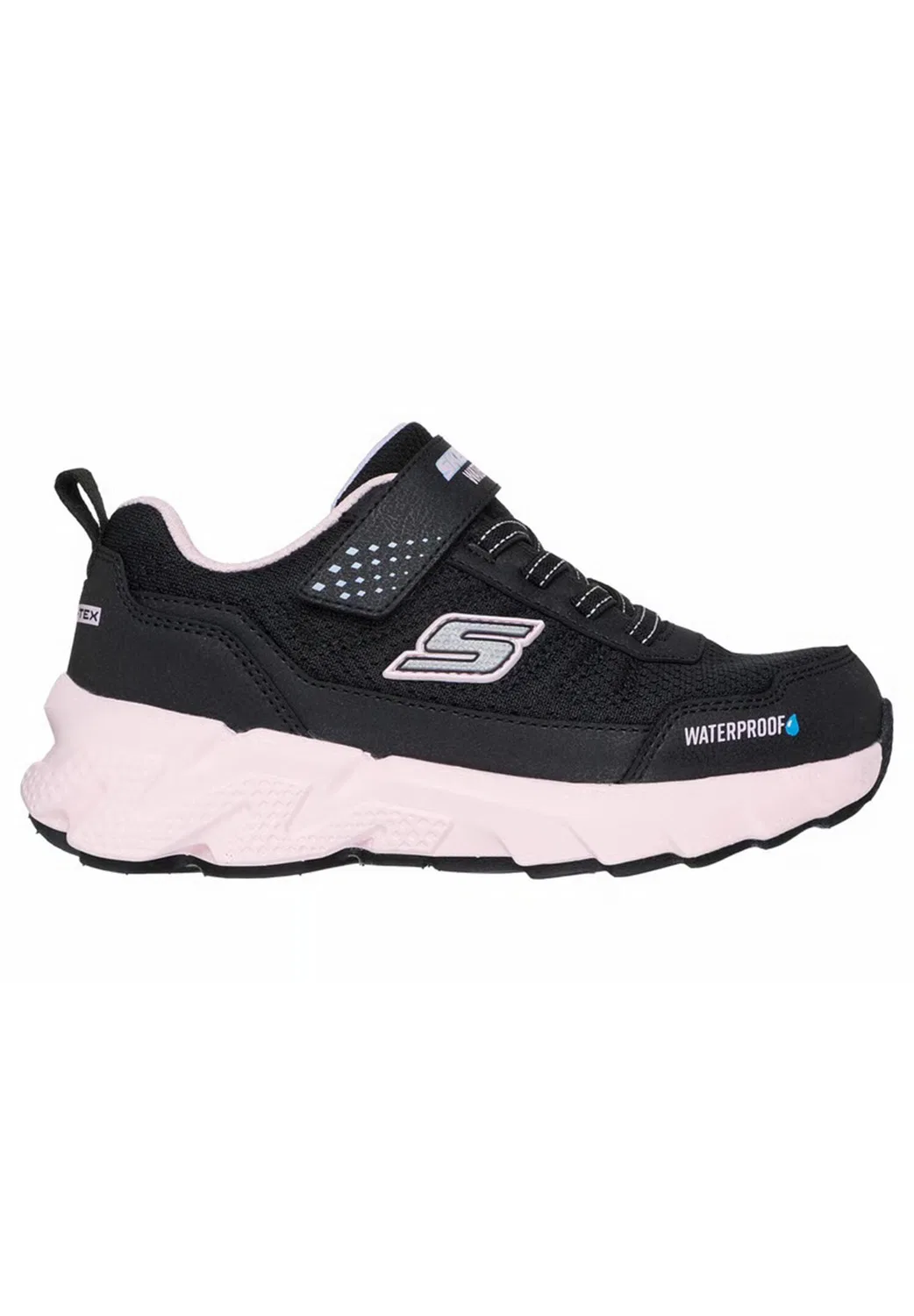 Детские кроссовки для девочек водонепроницаемые Camp Rage Skechers, Schwarz — фото 3