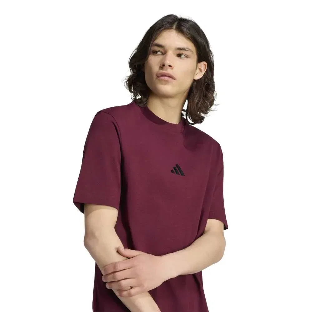 Мужская футболка с коротким рукавом из хлопка Adidas, Purple — фото 4