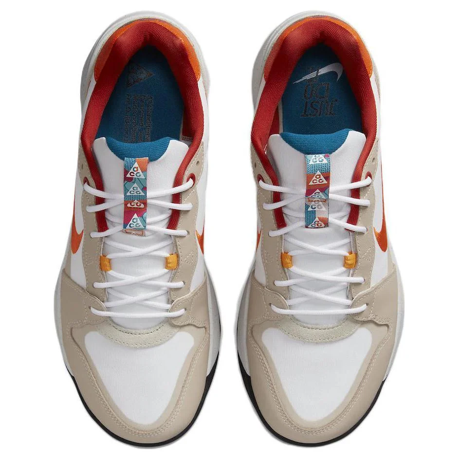 Кроссовки Nike ACG Lowcate, бежевый/оранжевый — фото 4