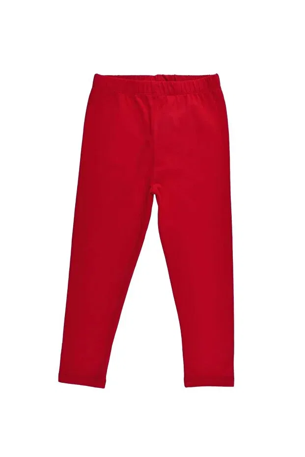 Детские леггинсы для девочек красные Organickid, Red