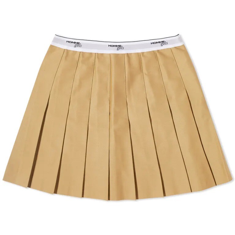 

Юбка мини Hommegirls Pleated, хаки