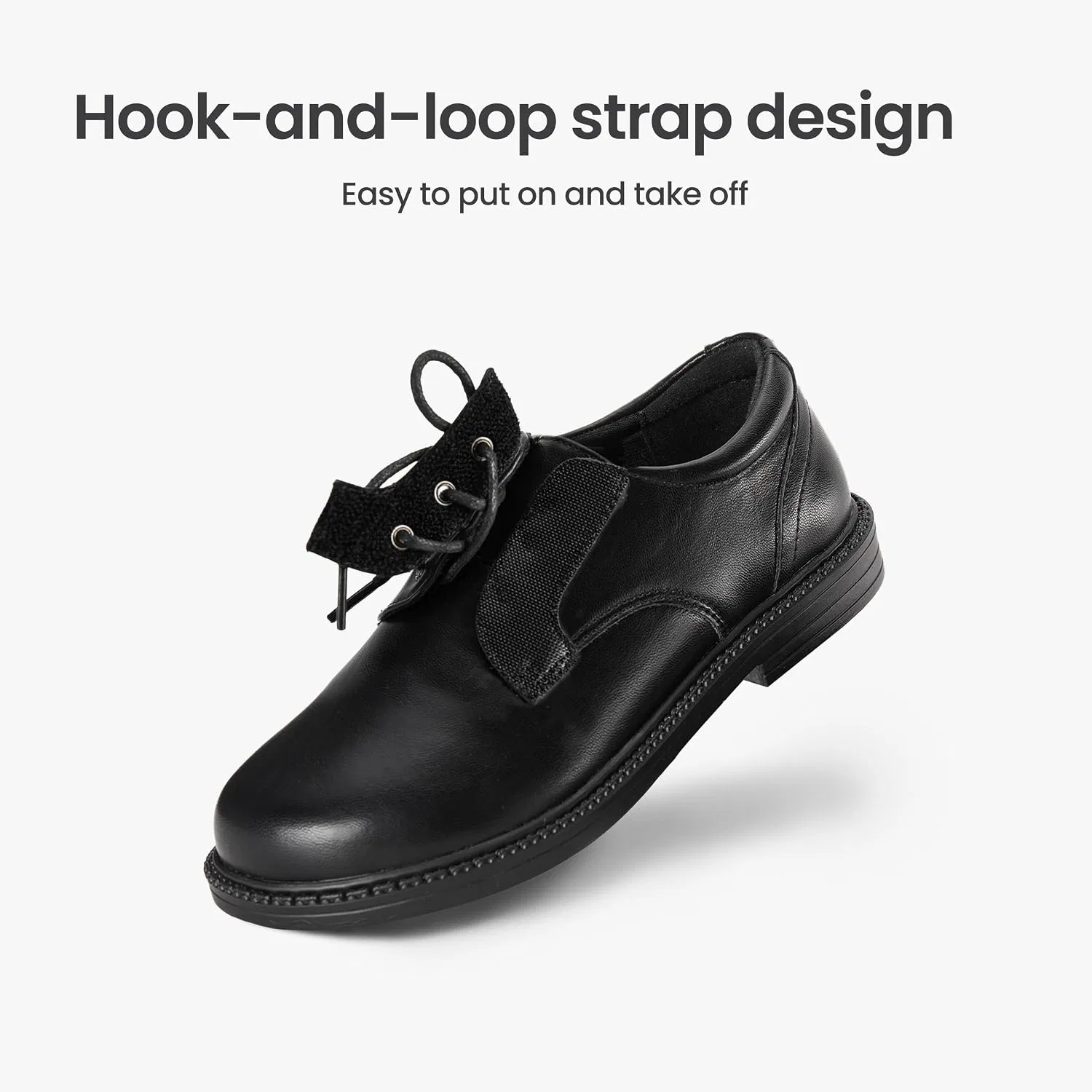 Детские оксфорды для мальчиков и девочек PATPAT, Black — фото 3
