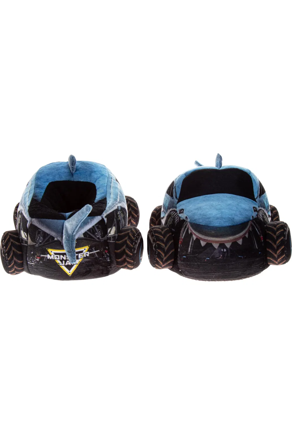 Детские тапочки слипперы 3D Megalodon Monster Jam, синий черный — фото 3