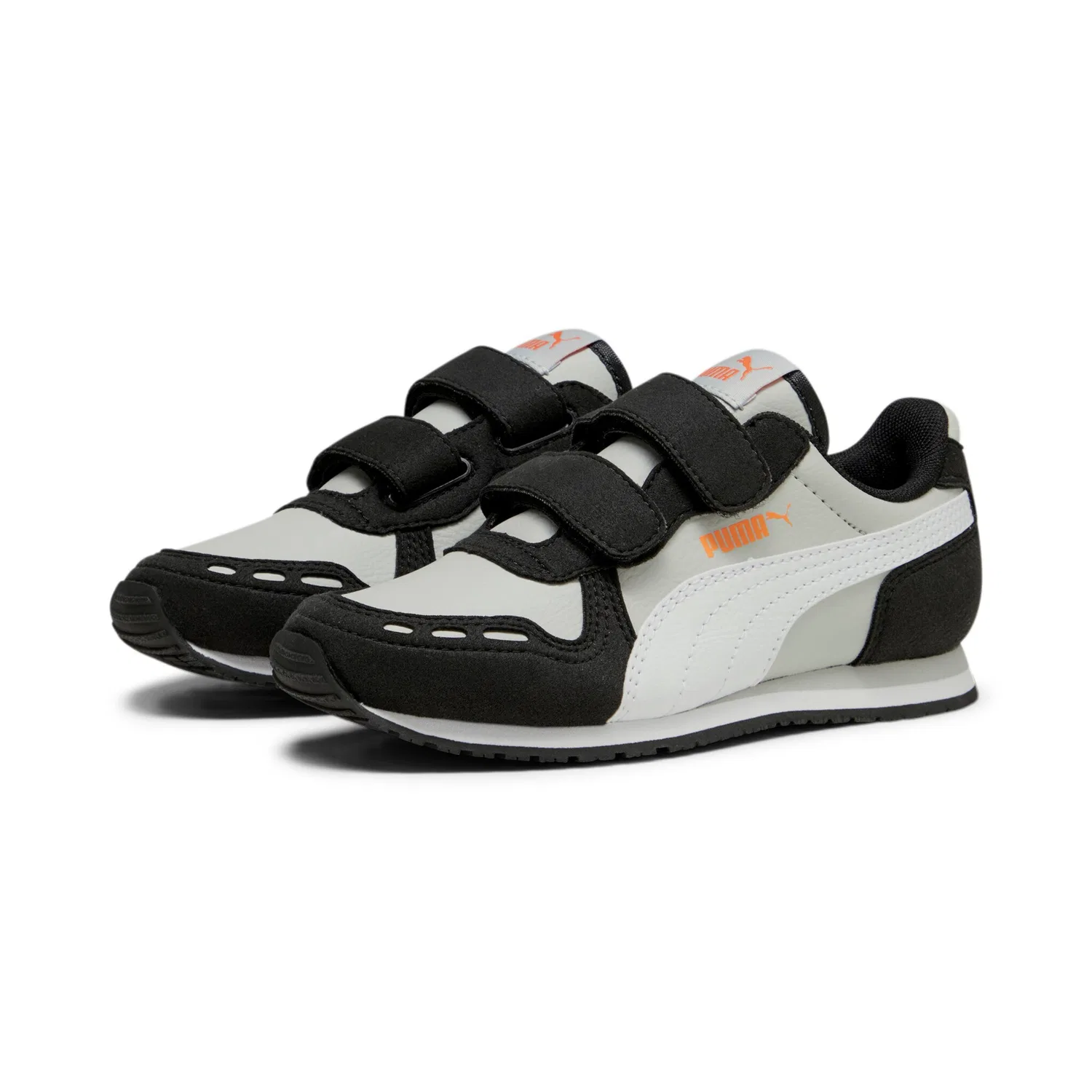 Детские кроссовки ретро-стиль Cabana Racer SL 20 V PS PUMA, Ash Gray/PUMA White/PUMA Black