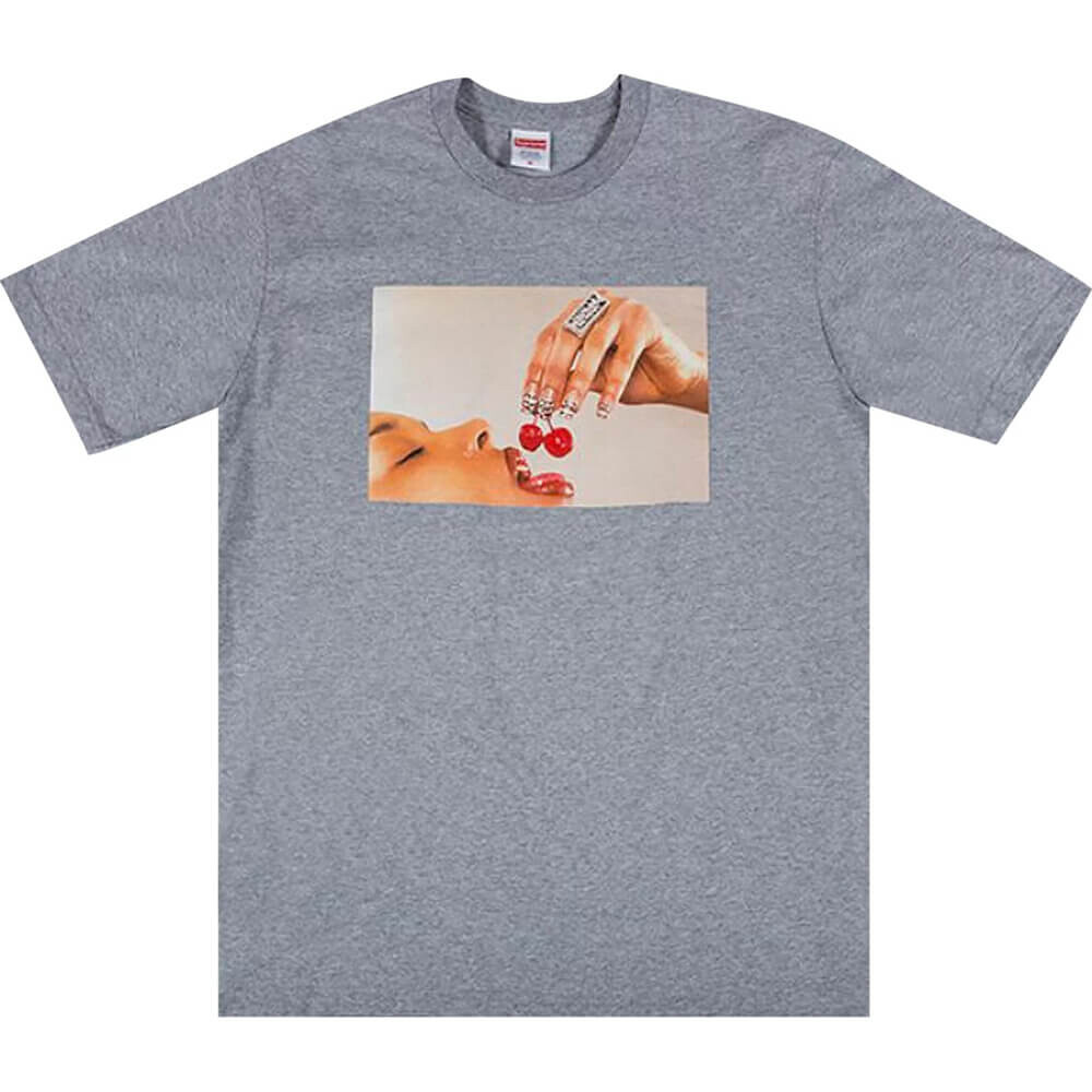 

Футболка Supreme Cherries, серый