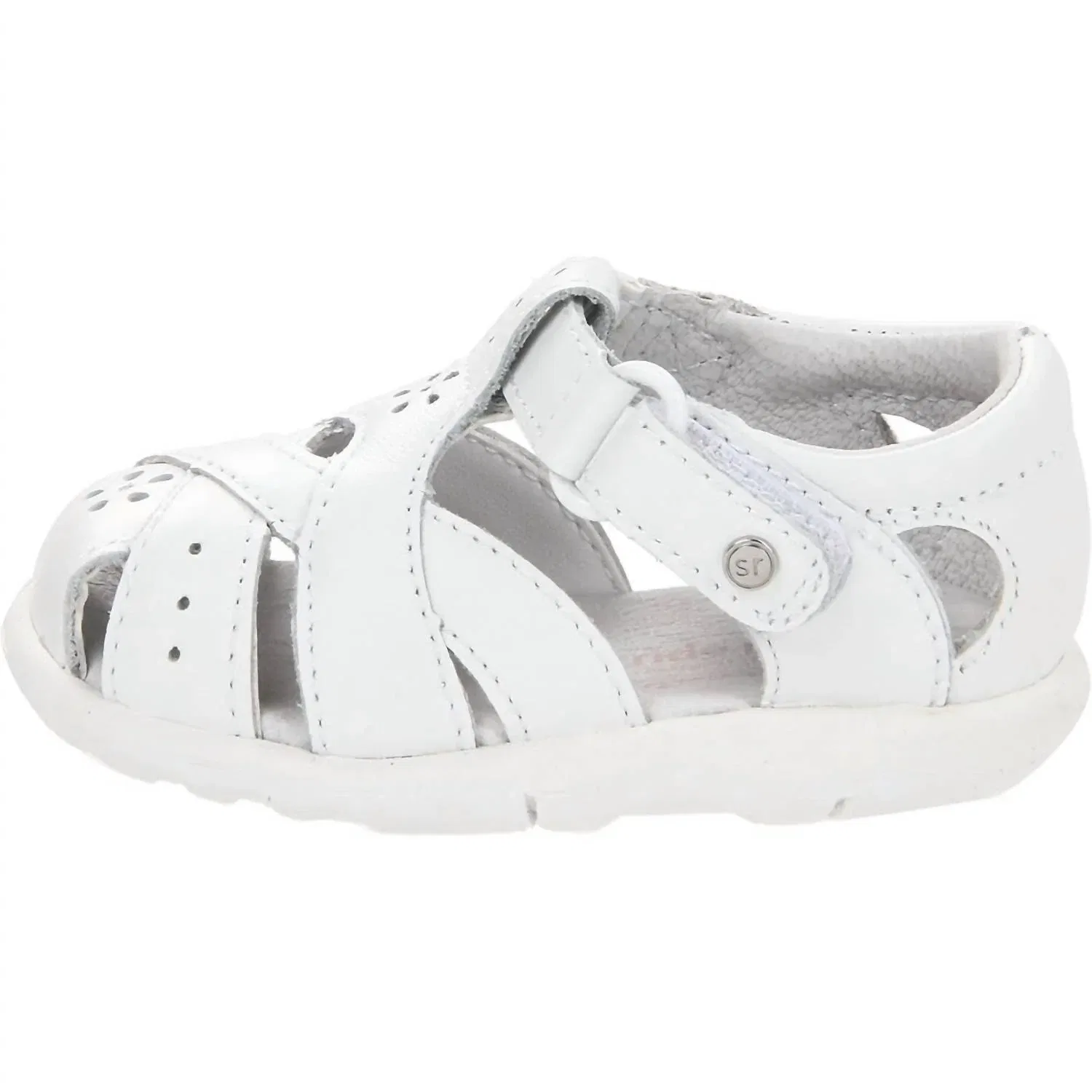 Детские сандалии для девочек с регулируемой застежкой Tulip Sandal Stride Rite, White — фото 2