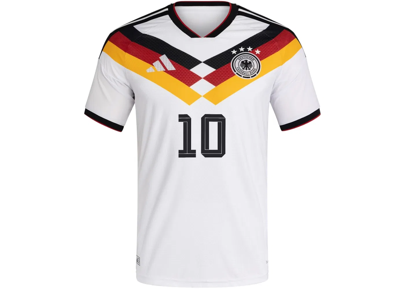 Мужская футболка с длинным рукавом Adidas Germany 2026 Home Authentic Jersey, White