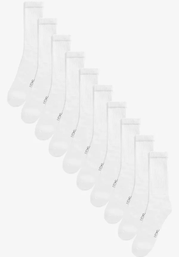 Носки хлопковые Ten pack - socks Next, white, белый