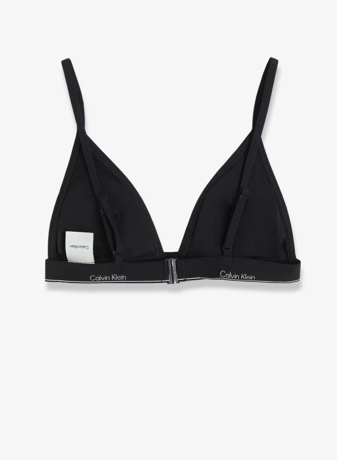 Плавки бикини треугольные с логотипом Calvin Klein, черный — фото 2
