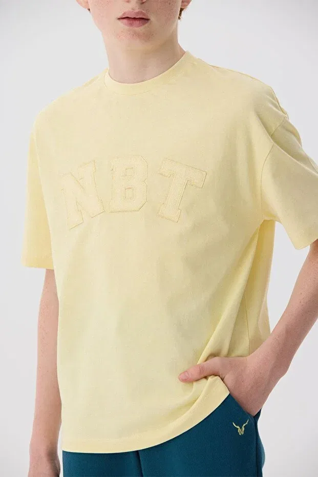 Детская футболка для мальчиков хлопковая Nebbati, Yellow — фото 3