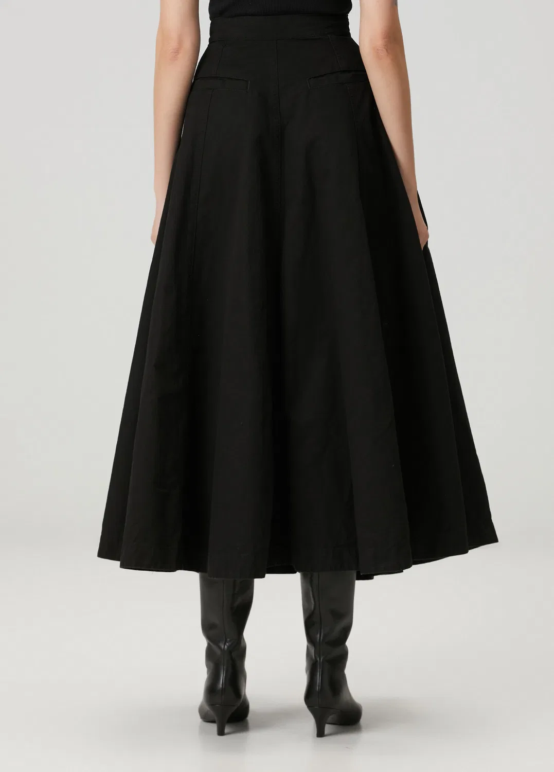 Юбка миди Balenciaga, black — фото 4