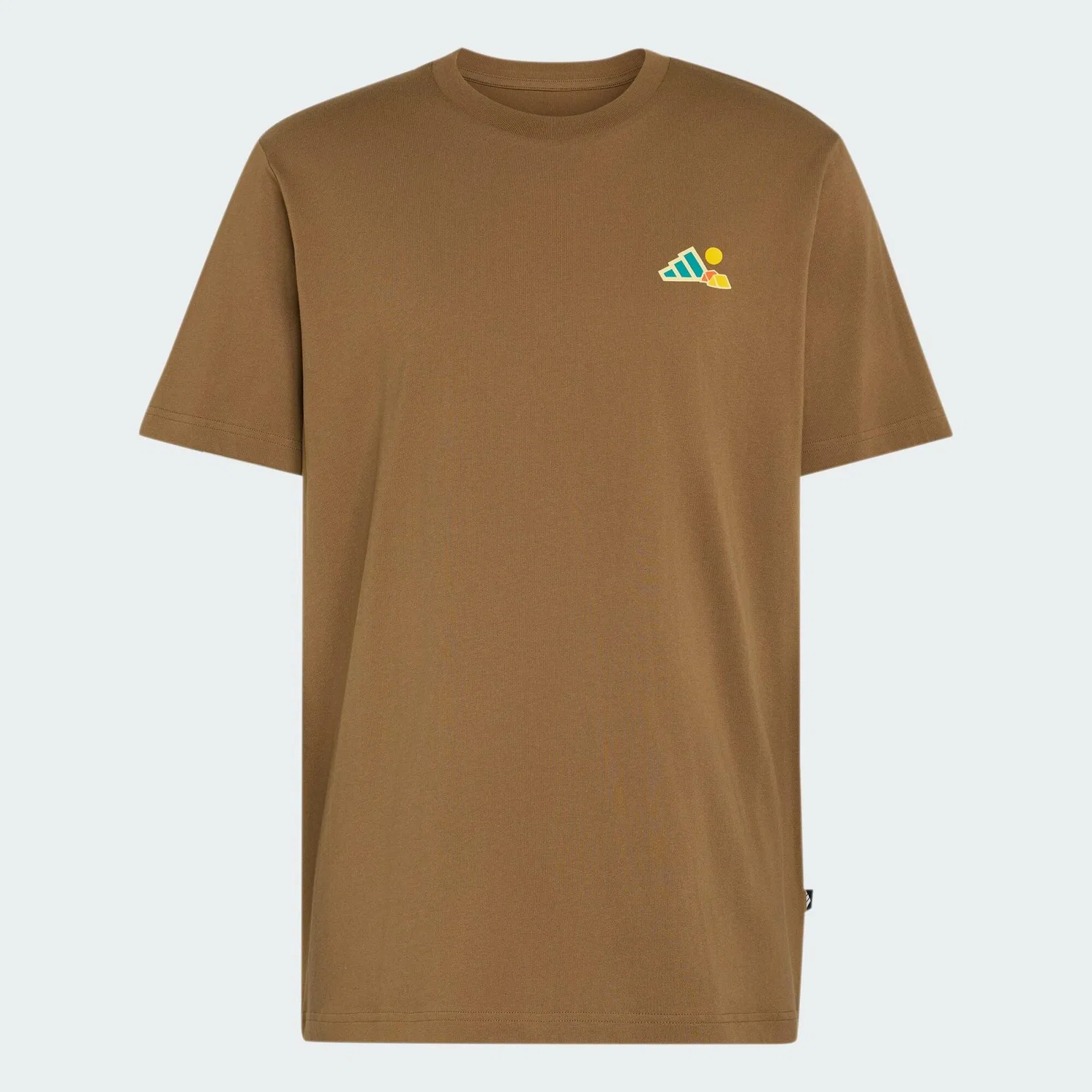 Мужская футболка с графическим принтом Terrex Camper Grafik T-Shirt Adidas, Green — фото 2