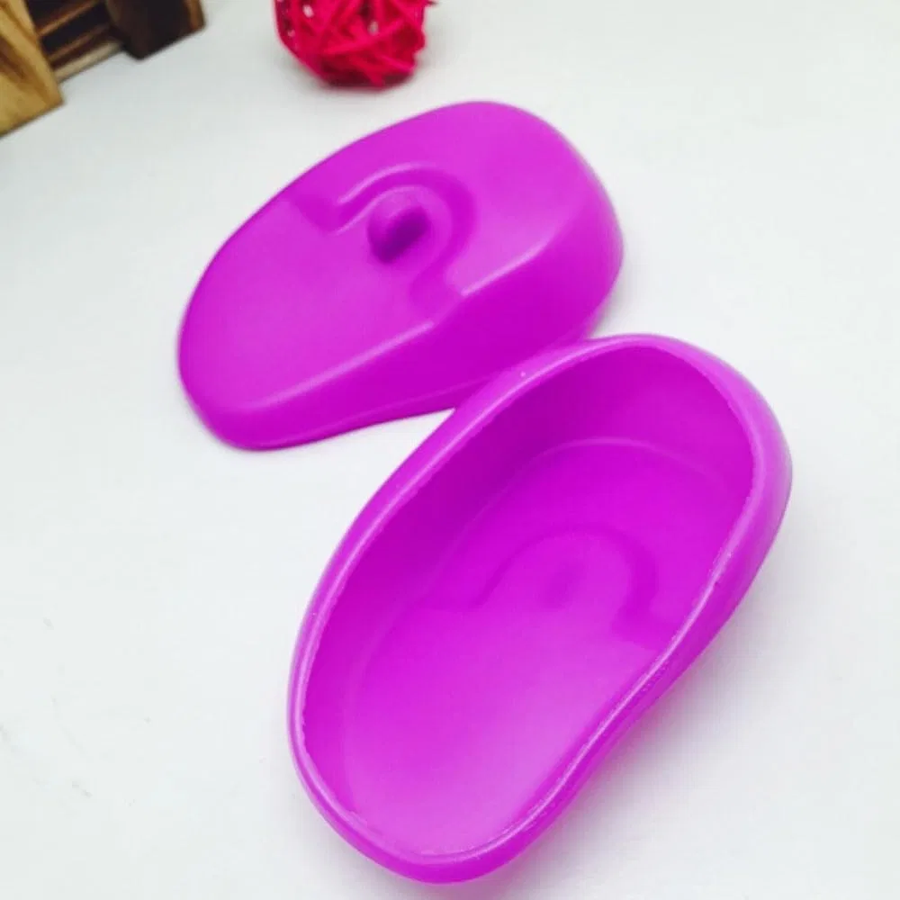 Наушники для окрашивания волос Silicone, 1 пара, Purple Xiaojingqingaq — фото 2