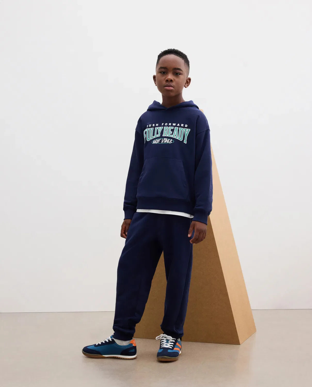 Детский комплект из худи и брюк для мальчиков Kids El Corte Inglés, Azul