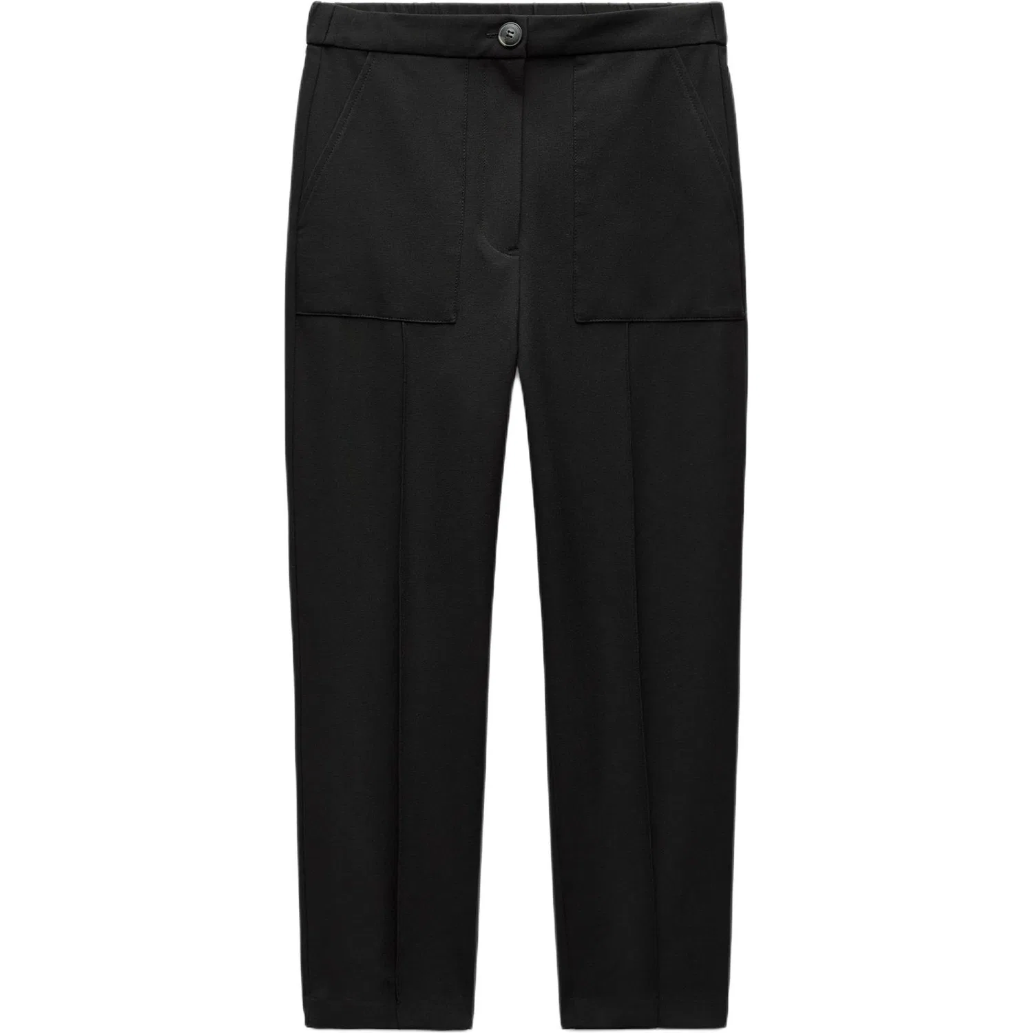 Женские брюки повседневные с принтом ZARA, Black