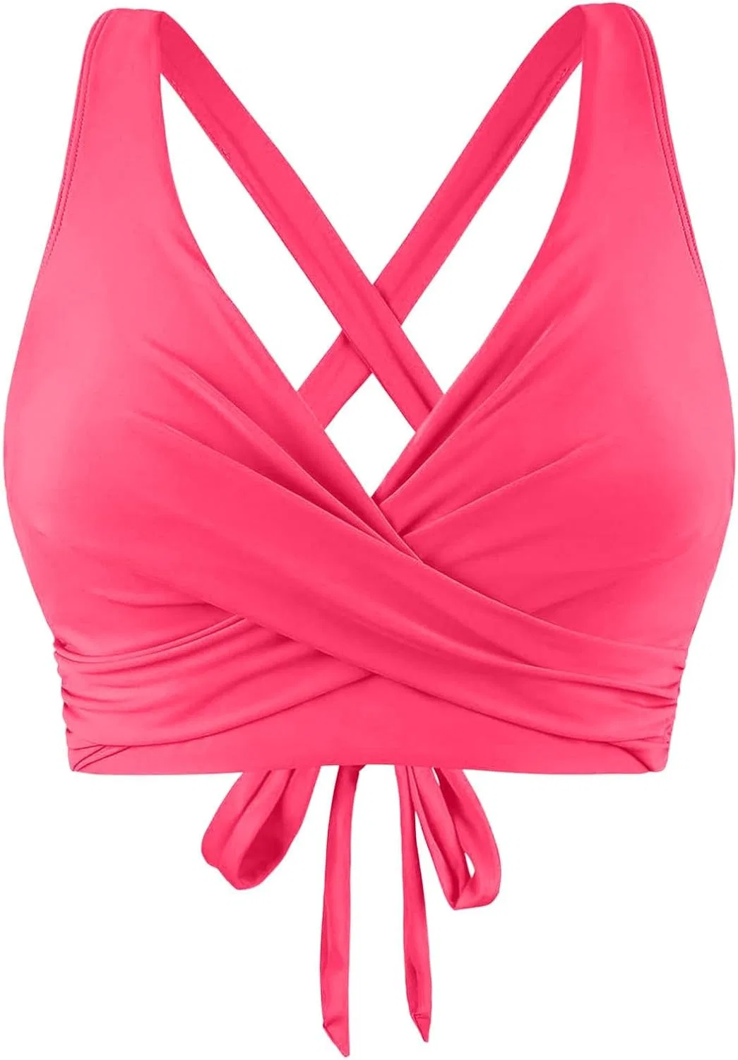 Женский бикини-комплект с эффектом push-up, Hot Pink — фото 3