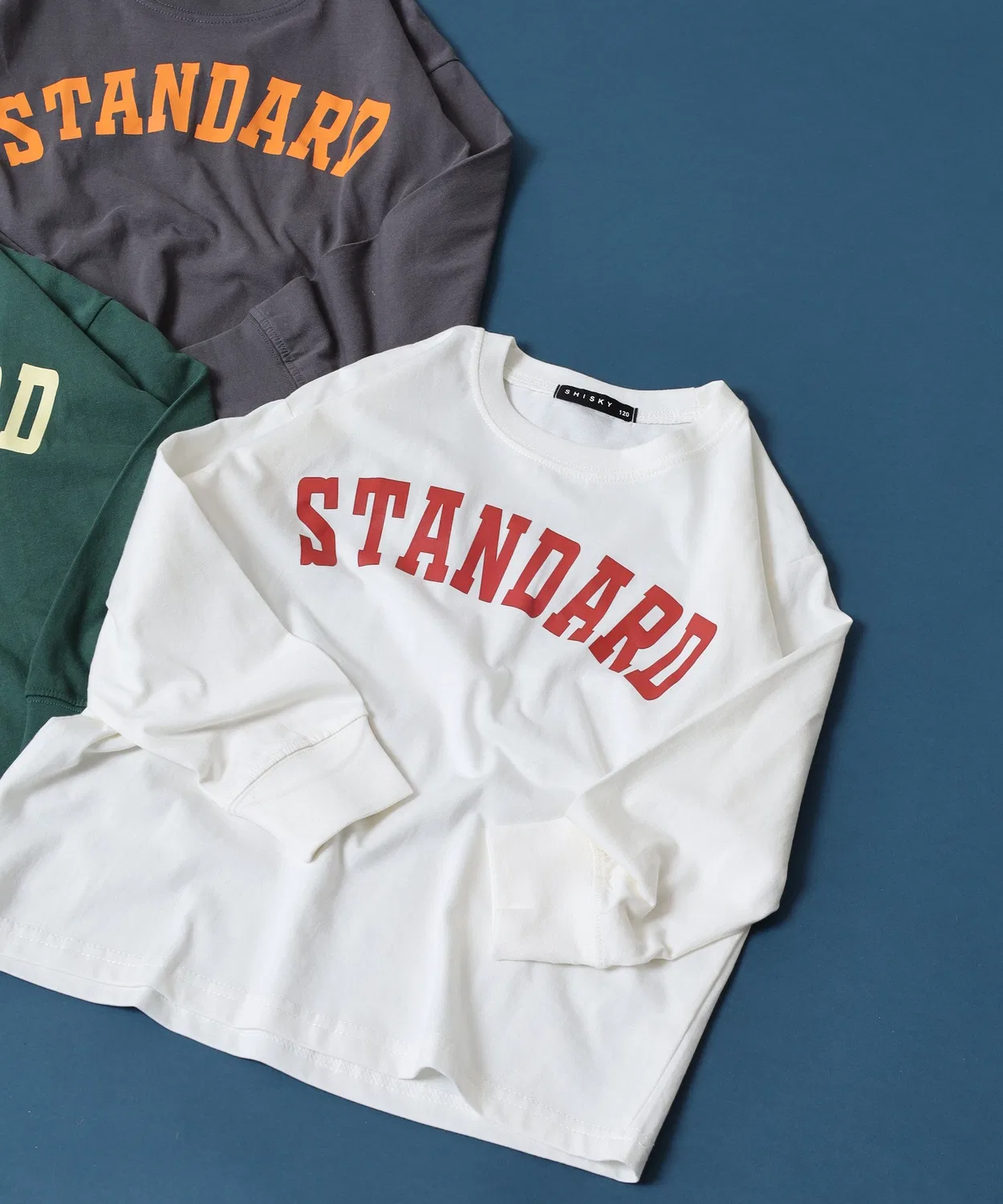 Детский лонгслив с принтом College Logo Oversized FUNALIVE, Off White — фото 2