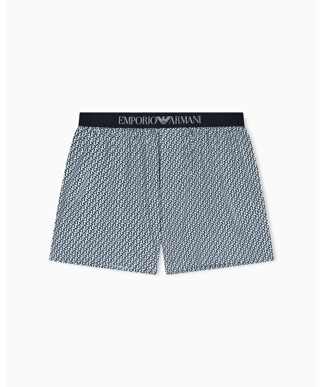 Мужские трусы с принтом Pattern Mix Print EMPORIO ARMANI, Light Blue Grey