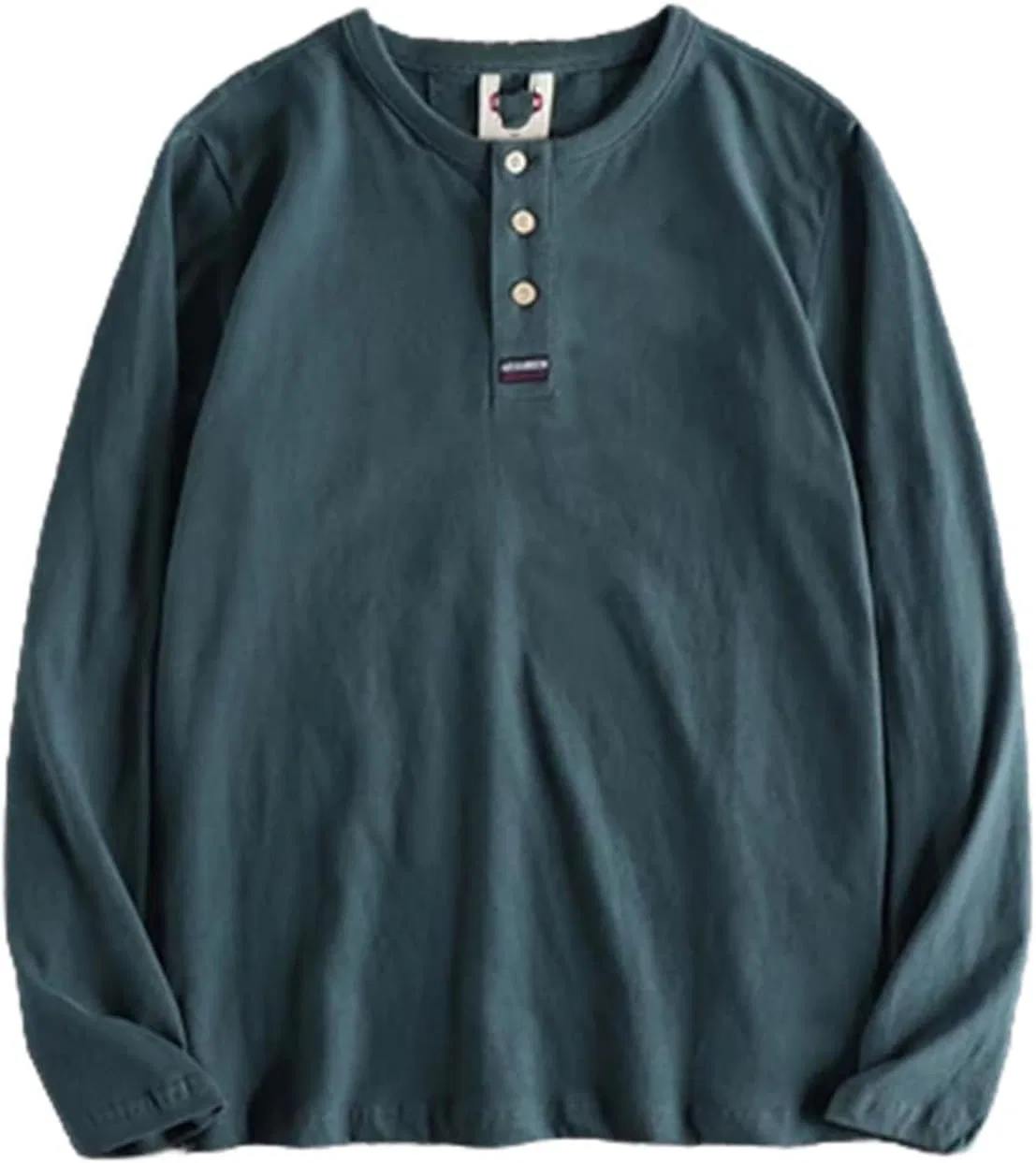 Мужская футболка с круглым вырезом японского стиля, Dark Green