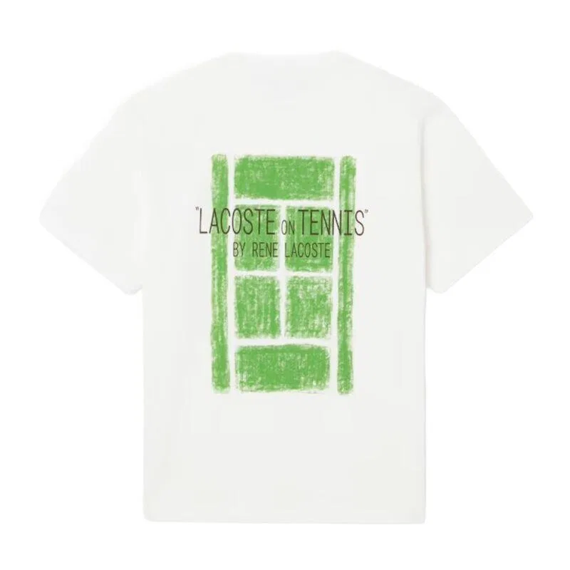 Мужская футболка с коротким рукавом TEE-SHIRT Lacoste, Weiss